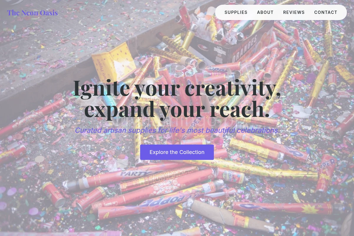 Artisan Party Supplies